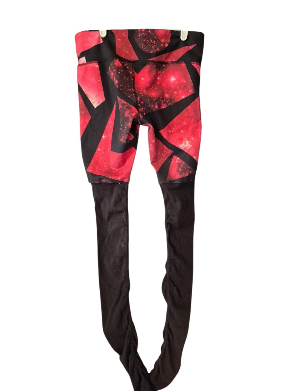 Alo Yoga Goddess Ribbed & Ruched Leggings - M. S14